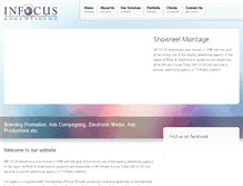 Tablet Screenshot of infocusadvertisers.com